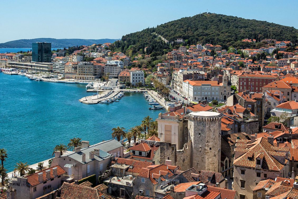 Overlooking Split Croatia