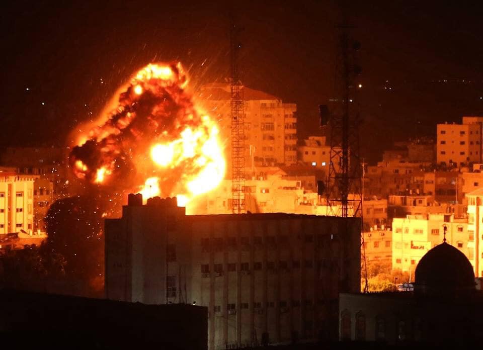 قصف على غزة 1