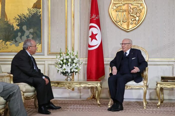 الرئيس التونسي قايد السبسي يستقبل رمطان