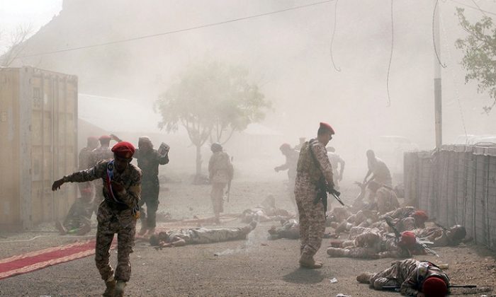 تفجير يستهدف قوات مدعومة إماراتيا في عدن   الساعة 25