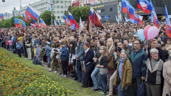 10 آلاف شخص في حفل موسيقي روسي بلوغانسك