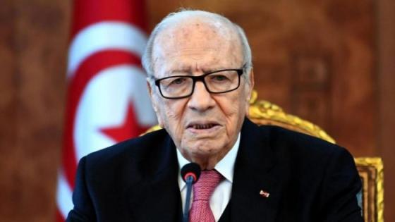 جثمان الرئيس التونسي الباجي قايد السبسي
