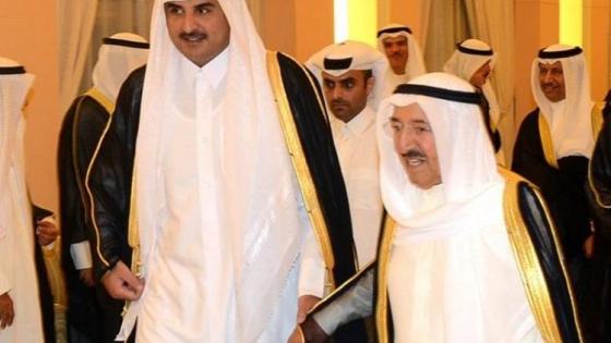 أمير قطر يصل الكويت