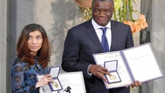 الإيزيدية نادية مراد تتسلم جائزة نوبل للسلام لعام 2018