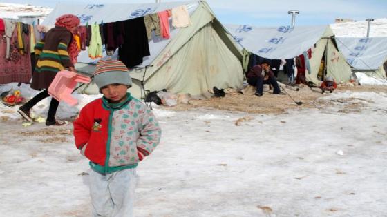 وفاة 15طفل ورضيع بسبب البرد القارس في سوريا