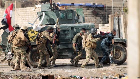 القوات العراقية تدمر أنفاقا لداعش