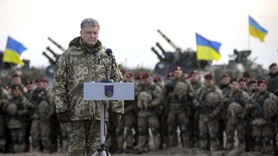الرئيس الأوكراني، بيوتر بوروشينكو