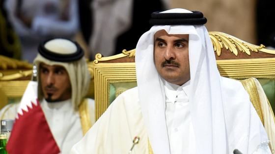 أمير قطر تلقى رسالة من نظيره الكويتي