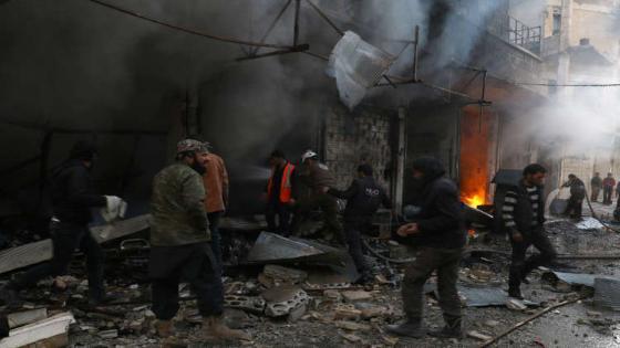 انفجار بجانب مكتب جبهة النصرة في إدلب وسقوط ضحايا 