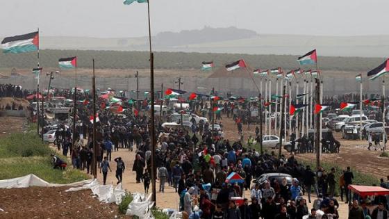 حشود العودة في غزة