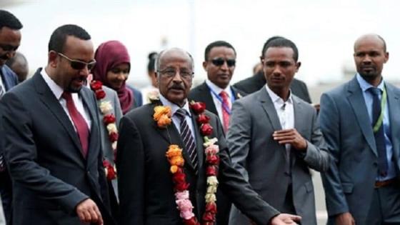 رئيس إريتريا يصل الخرطوم