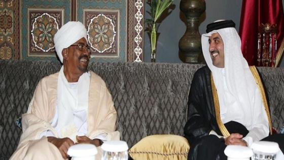 أمير قطر يجدد دعمه للبشير