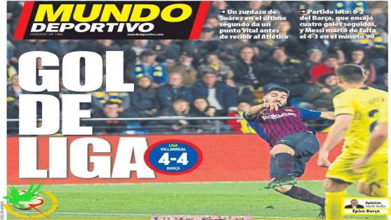 الاعلام الاسباني منبهر بـ المباراة المجنونة